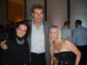 David Patchell-Evans (owner and founder of Good Life Fitness Clubs), Penny (GM Good Life Kings Point Brampton) and Louyse