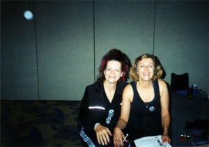 Louyse and Beryl Binder Birch at the Yoga Show Conference in Toronto, Canada